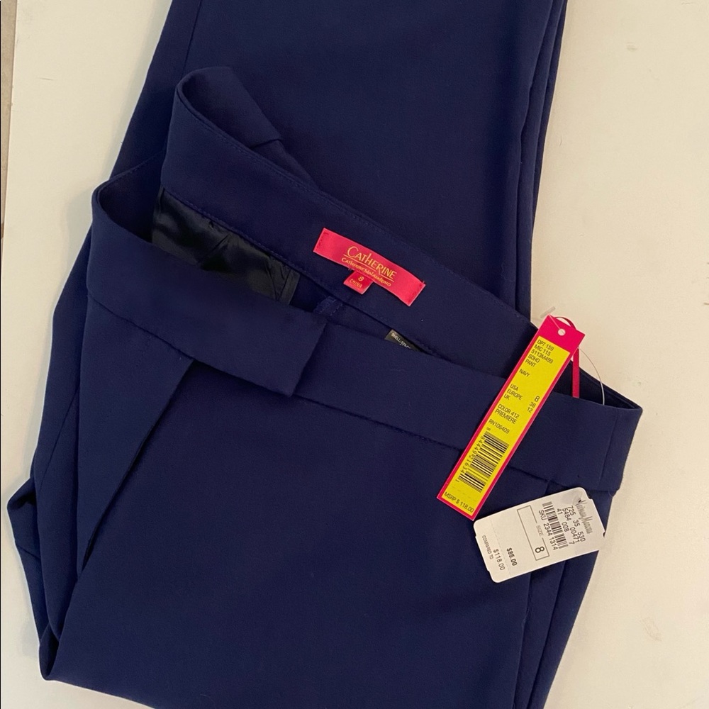 Catherine Malandrino Pants- Navy/ Women’s SZ 8. NWT
